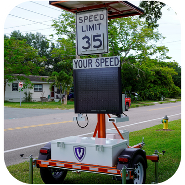 ALPR Speed Trailer - Vetted Security Solutions